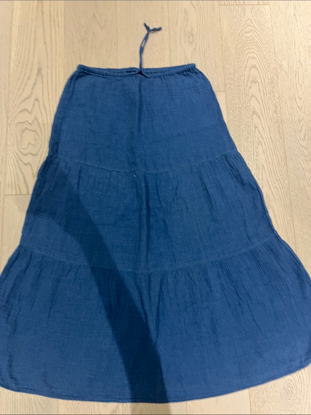 GAP Navy Blue Tiered Maxi Skirt